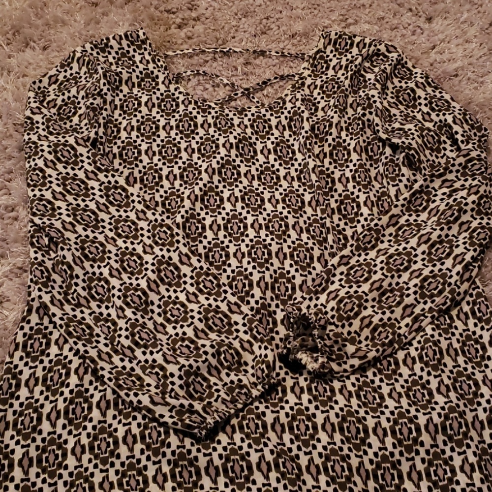 Long sleeve blouse
